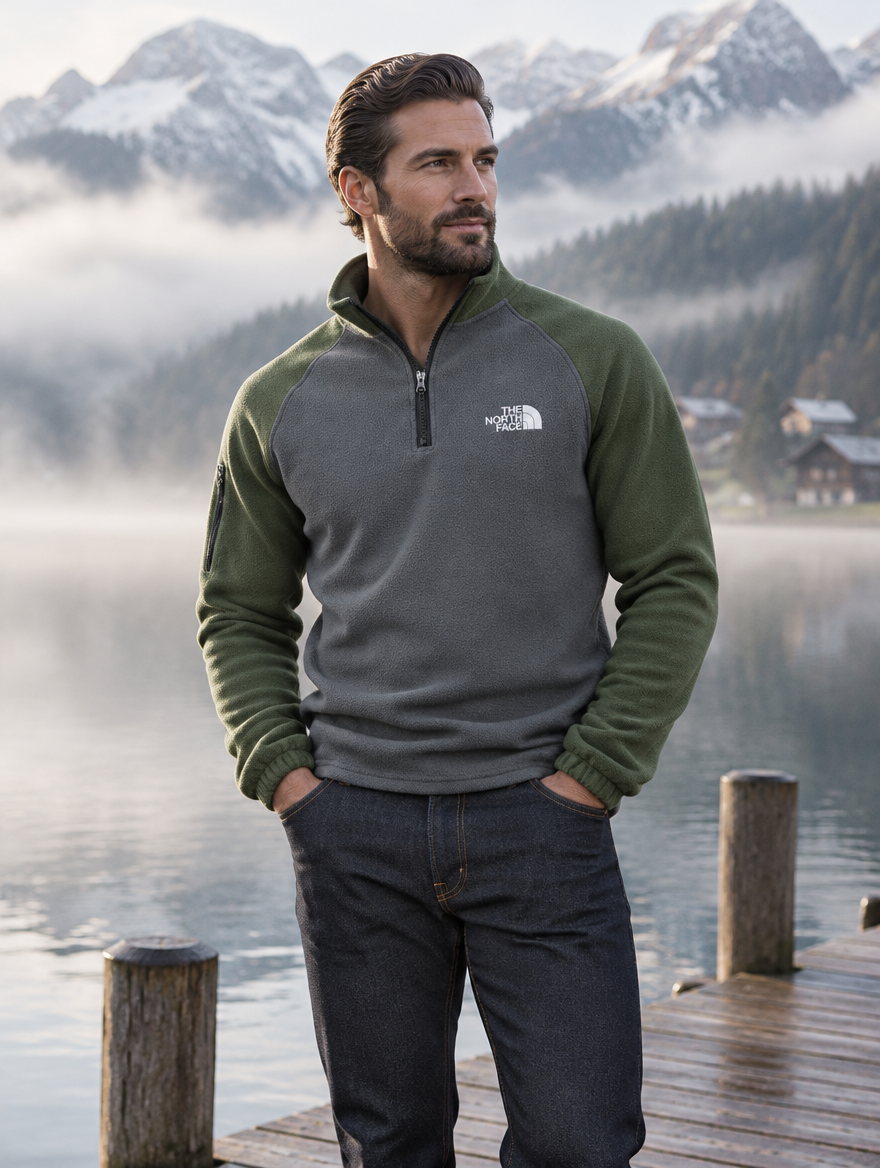 Men's Season Half Zip Fleece Pullover - Clearance Sale