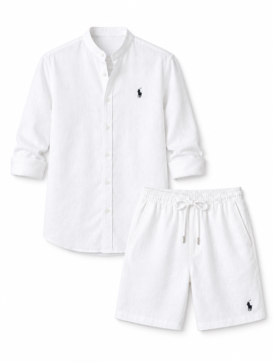 Men's Summer Shirt & Shorts Set - Clearance Sale