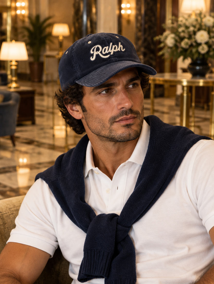 Men's Logo Corduroy Ball Cap