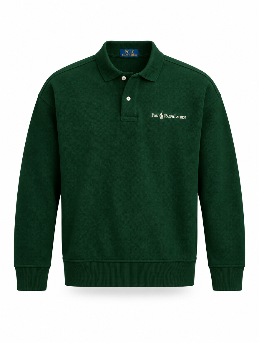 Men's Logo Collared Sweatshirt