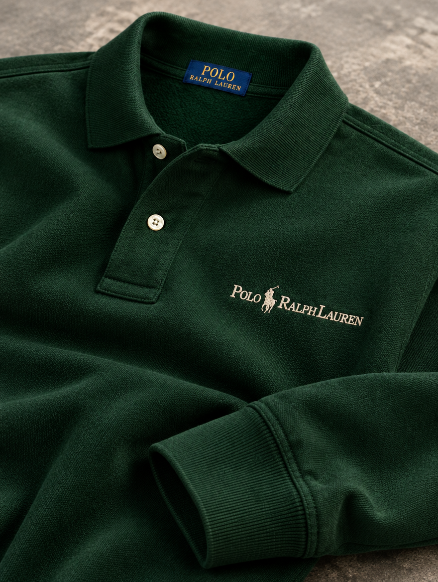 Men's Logo Collared Sweatshirt