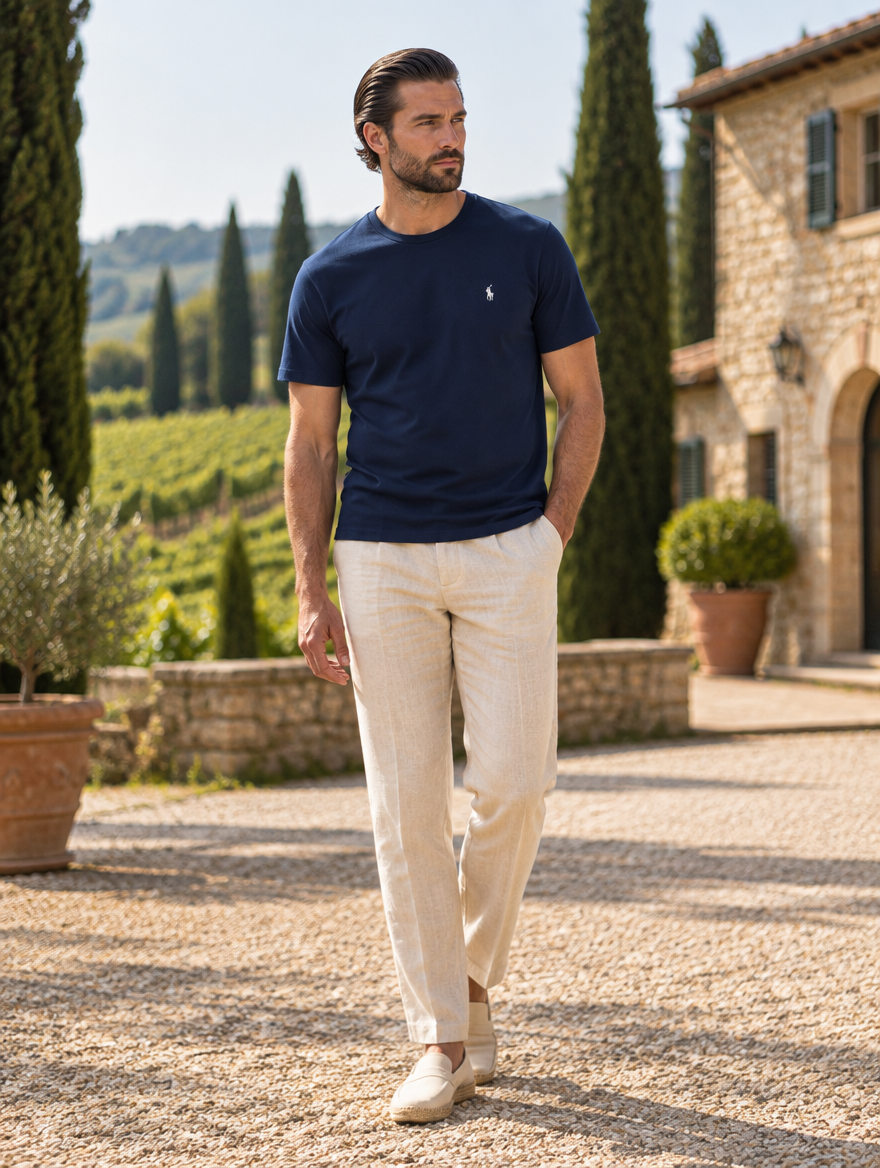 Men's Jersey Crewneck T-Shirt