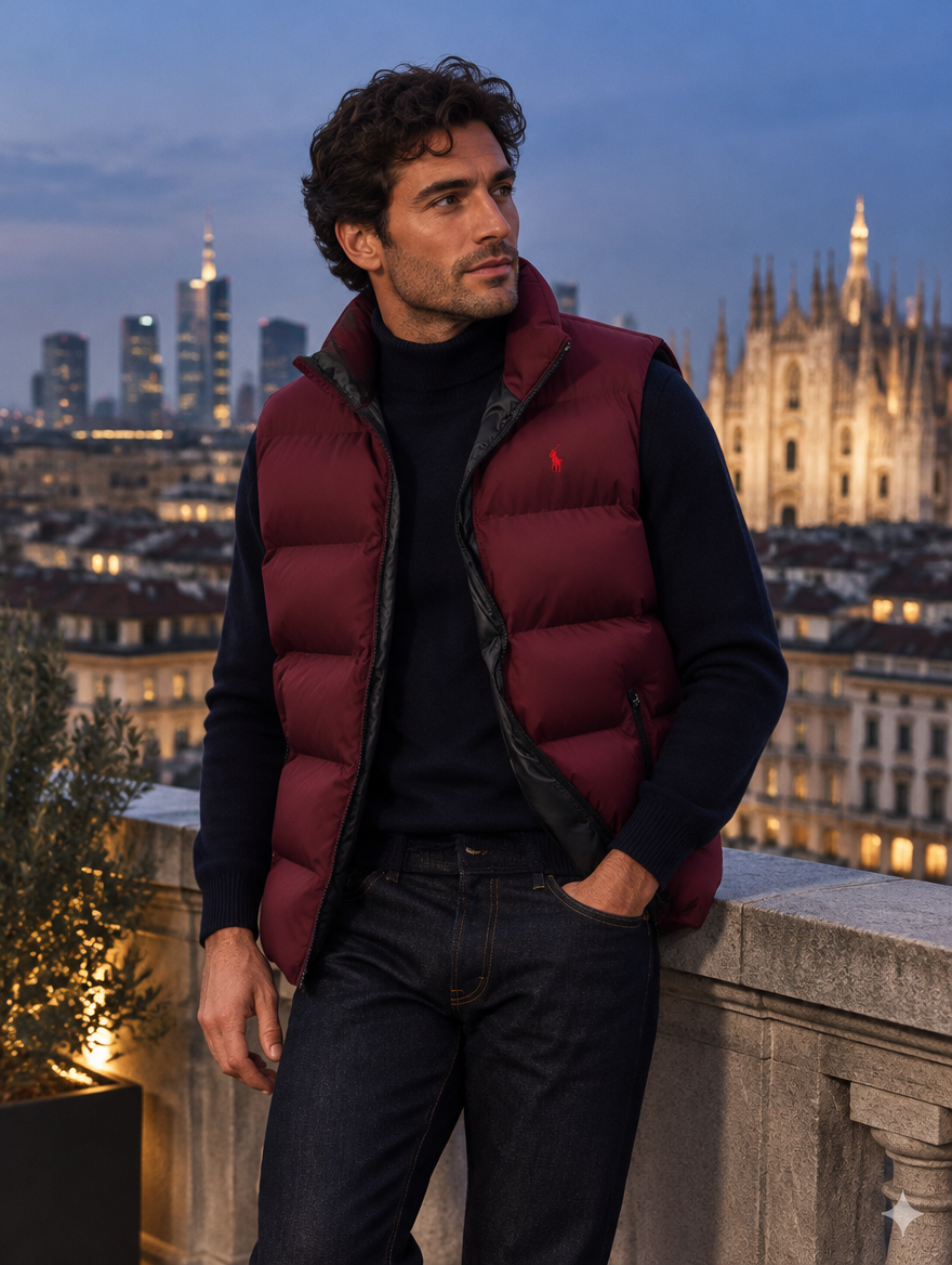 Men's Insulated Down Puffer Waistcoat