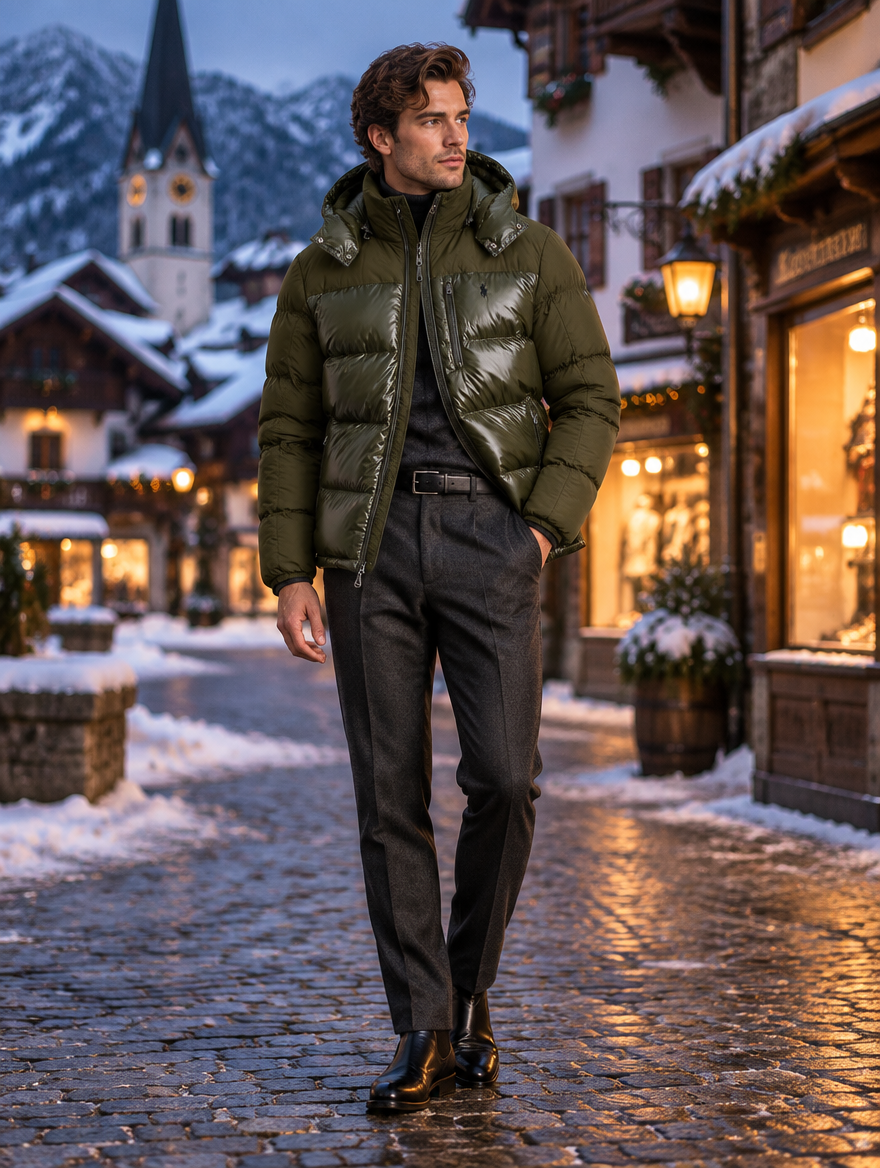 Men's Gorham Two-Tone Down Jacket