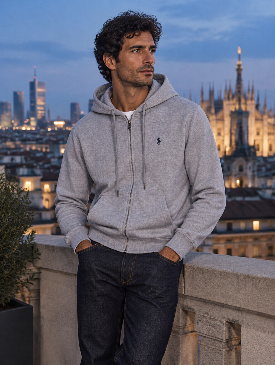 Men's Classic Essential Cotton Hoodie