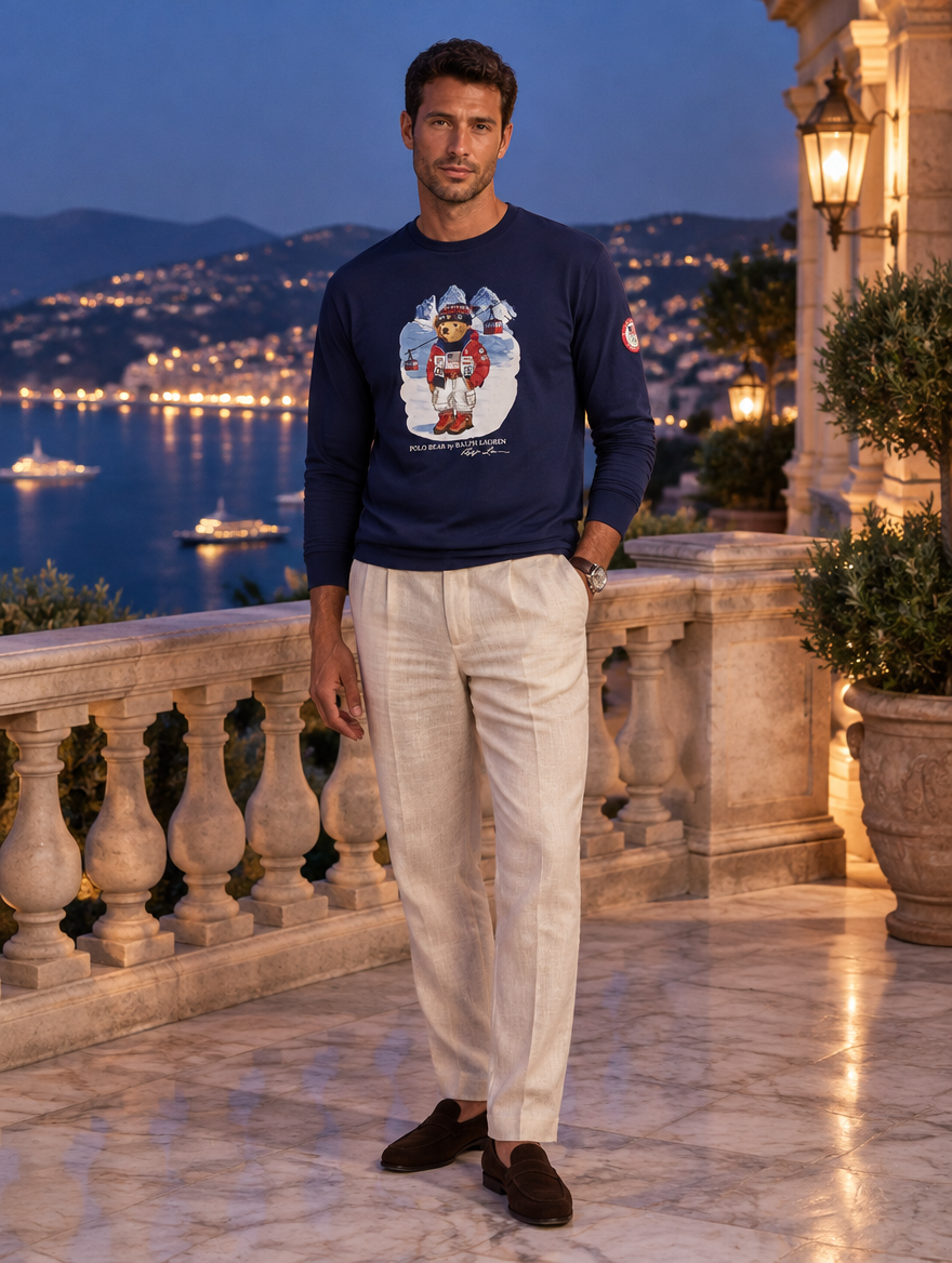 Men's Team USA Polo Bear T-Shirt