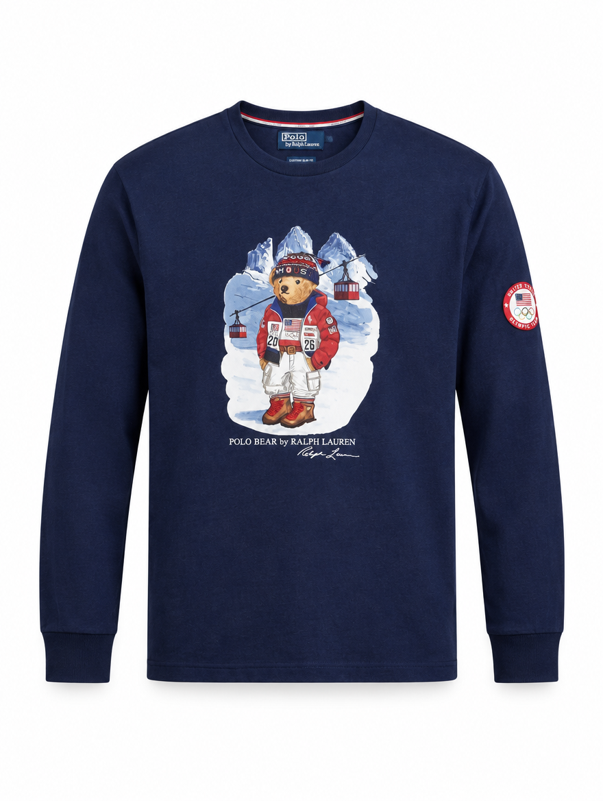Men's Team USA Polo Bear T-Shirt