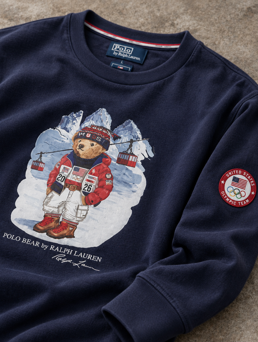 Men's Team USA Polo Bear T-Shirt