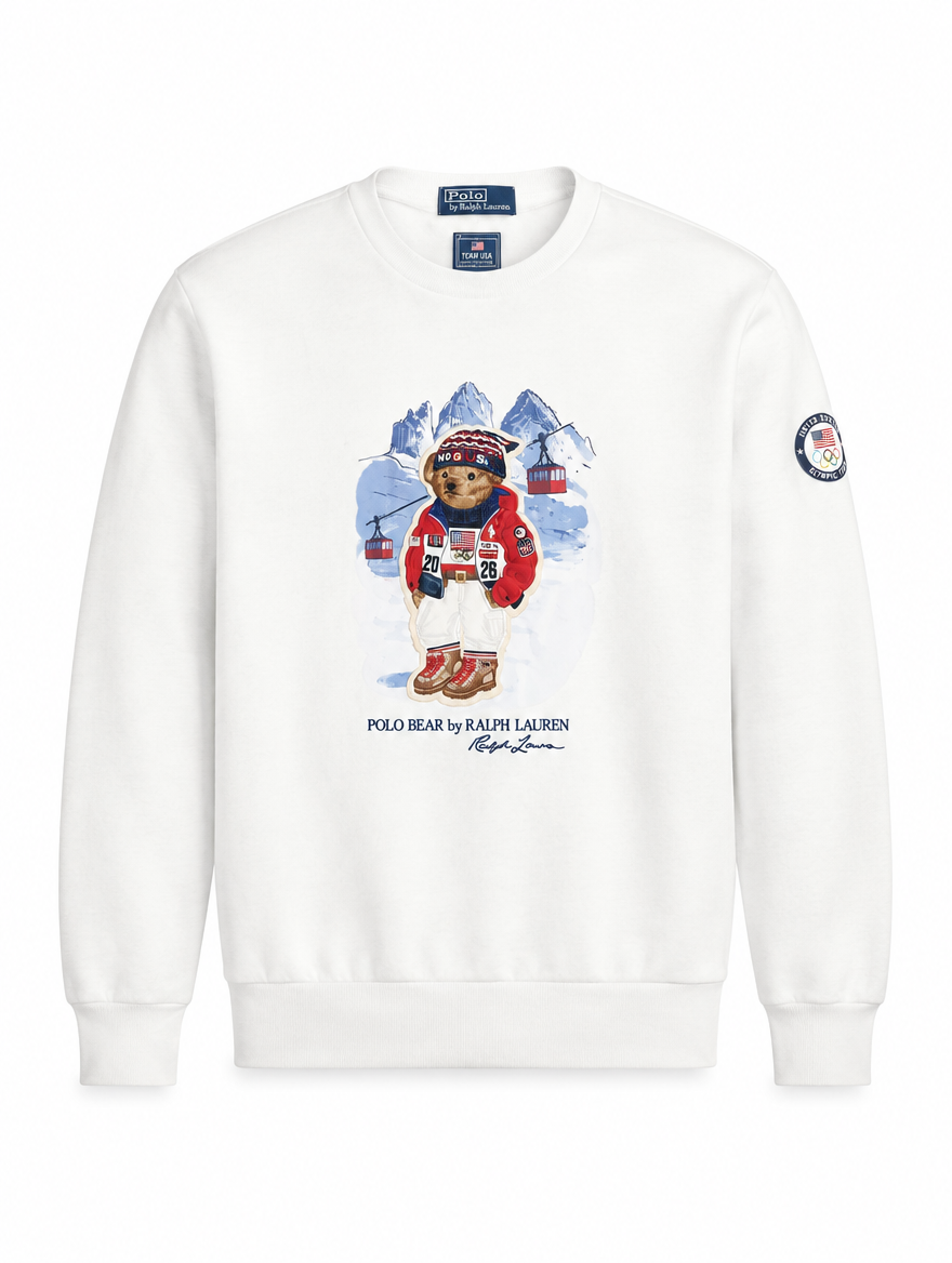 Men's Team USA Polo Bear Sweatshirt