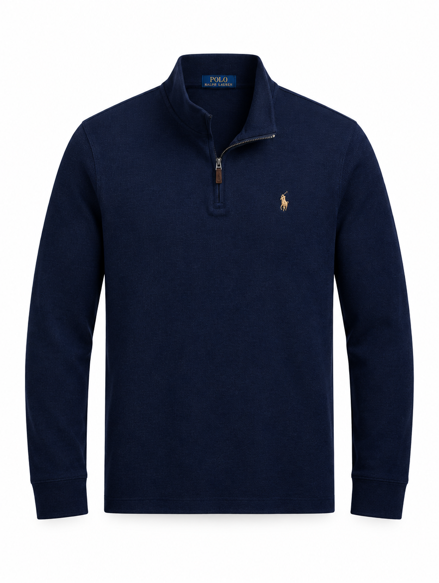 Men's Estate-Rib Quarter-Zip Pullover