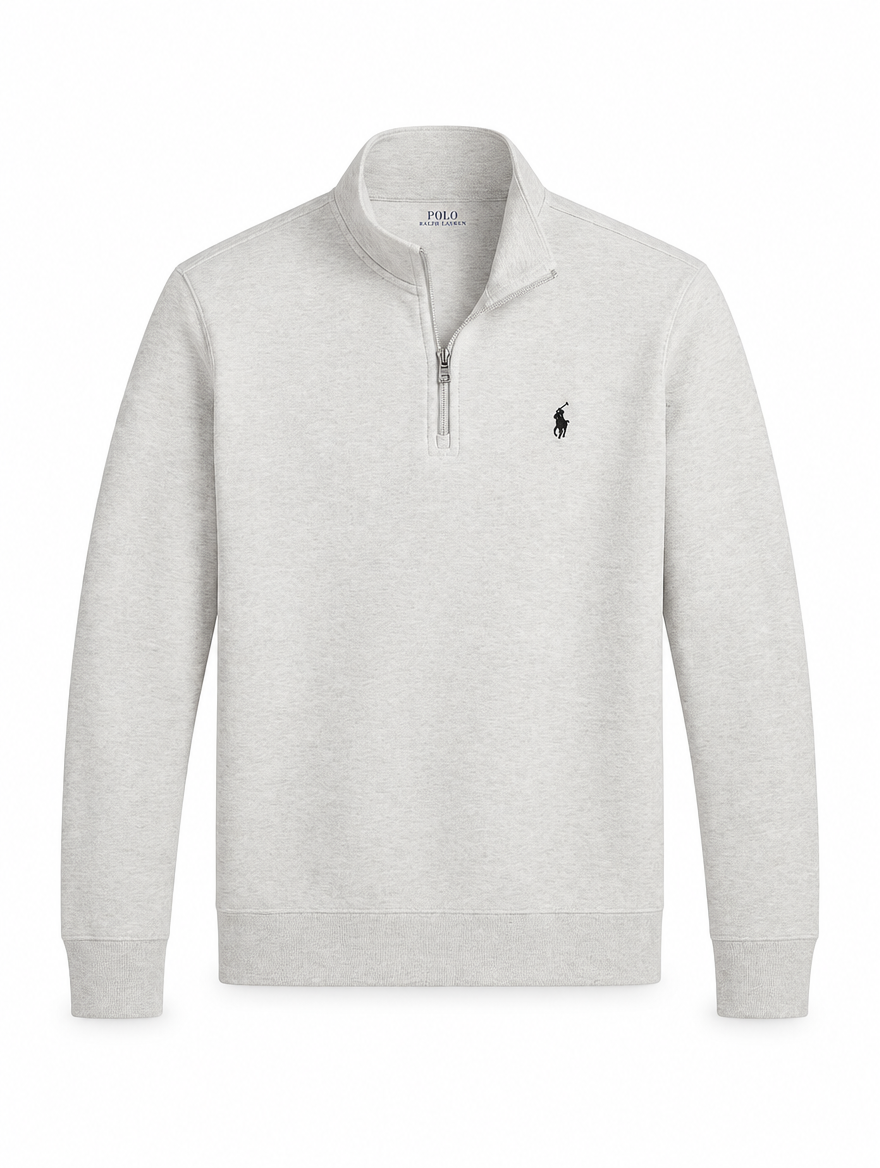 Men's Double-Knit Mockneck Pullover