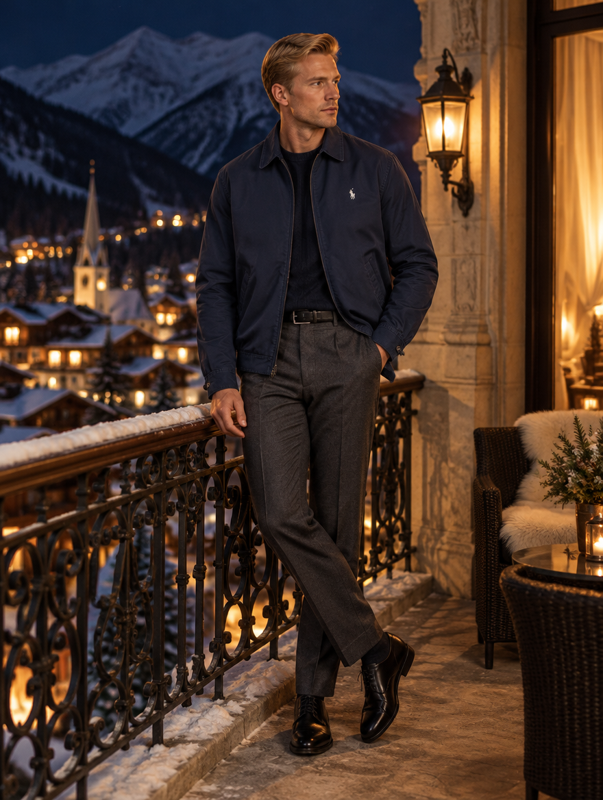 Men's Classic Modern Bomber Jacket