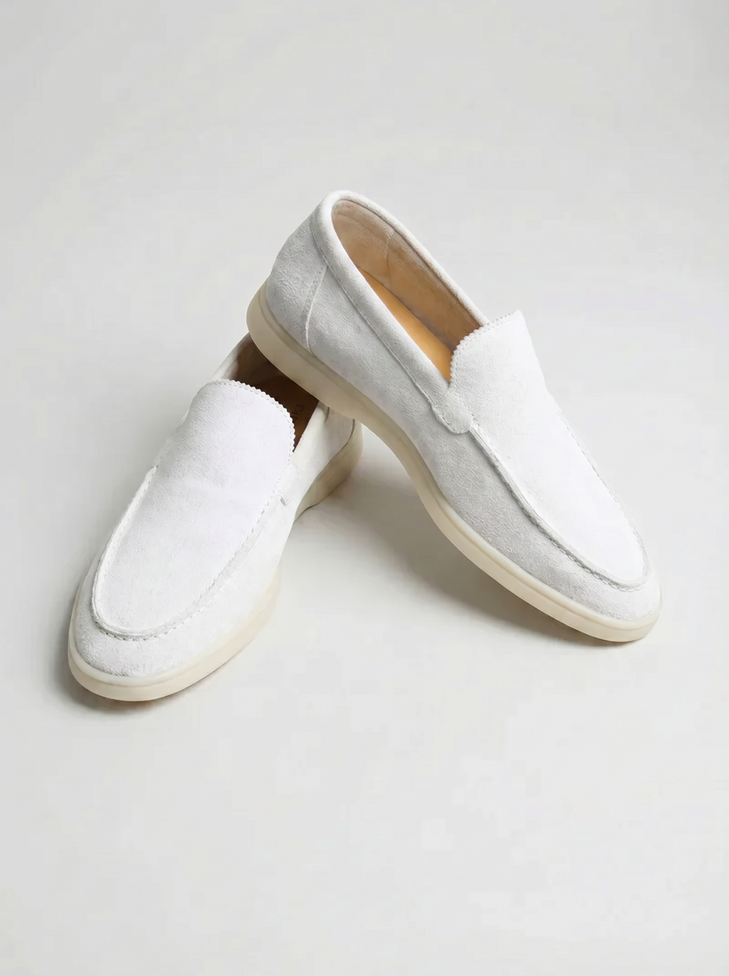 White Yacht Loafers