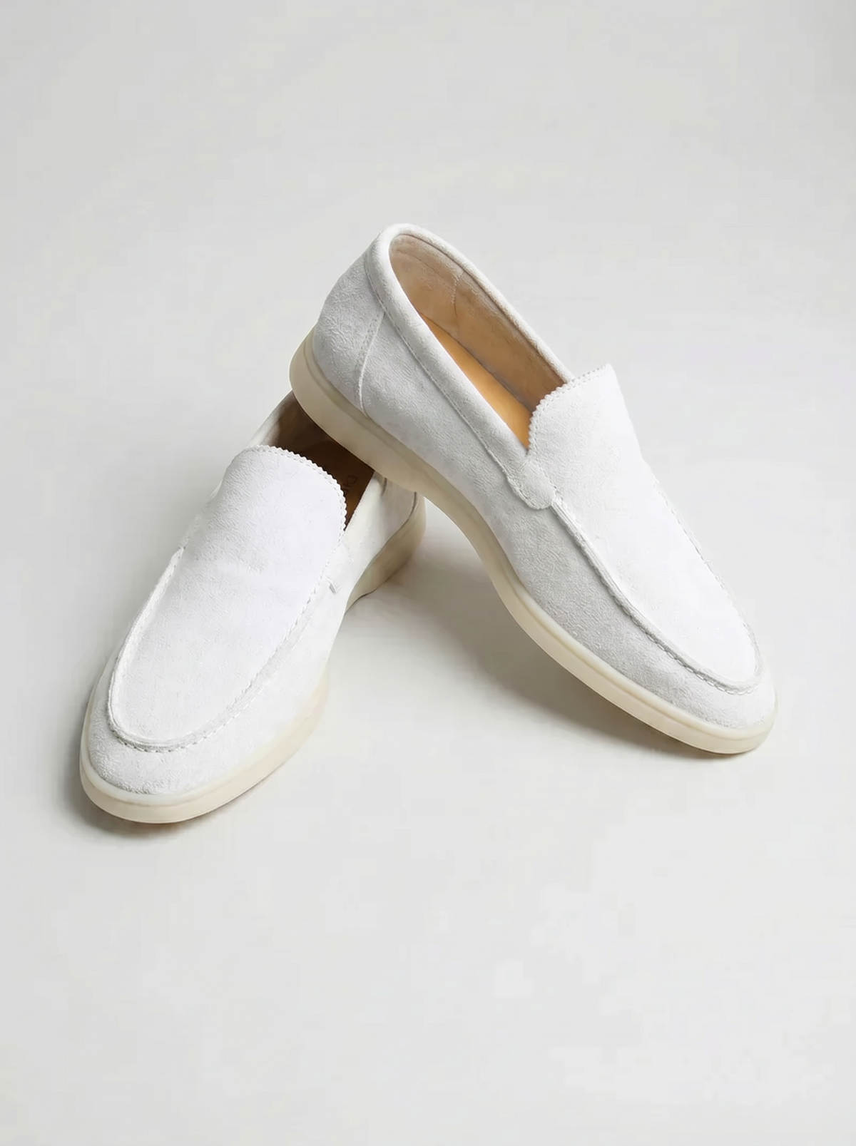 White Yacht Loafers