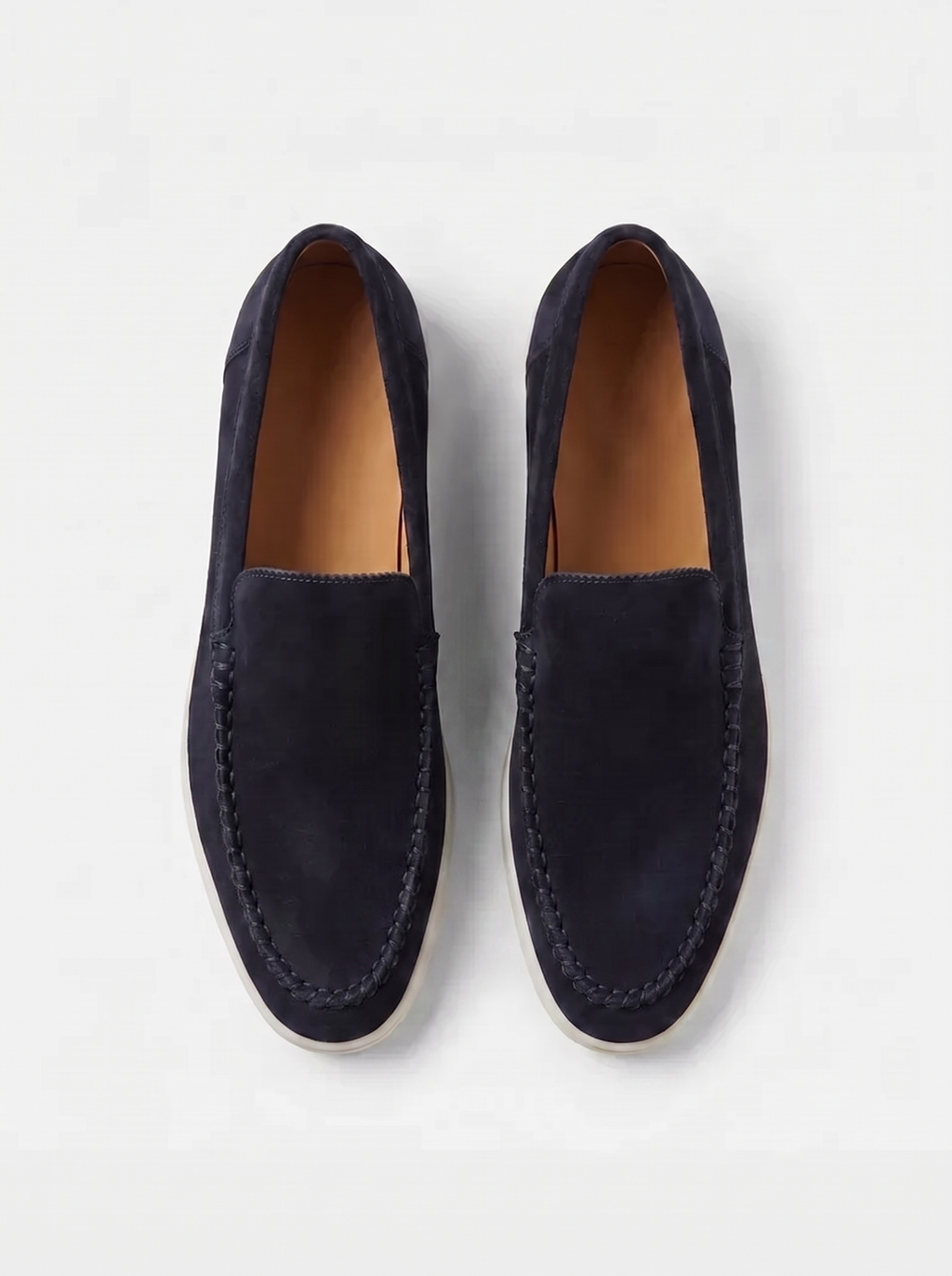 Navy Giorno Loafers