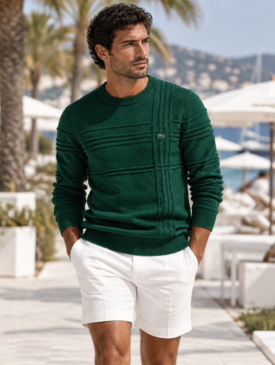 L.C Men's Textured Sweater (Clearance)