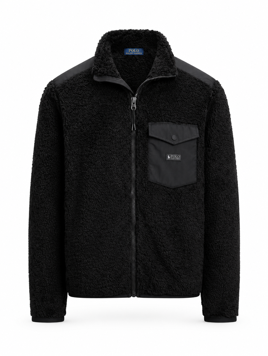 Men's Curly Pile Fleece Jacket