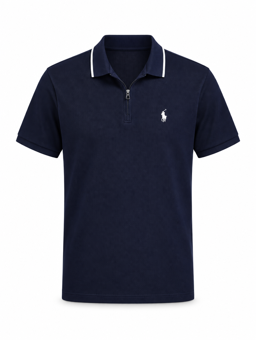 Men's Classic Fit Stretch Mesh Polo Shirt