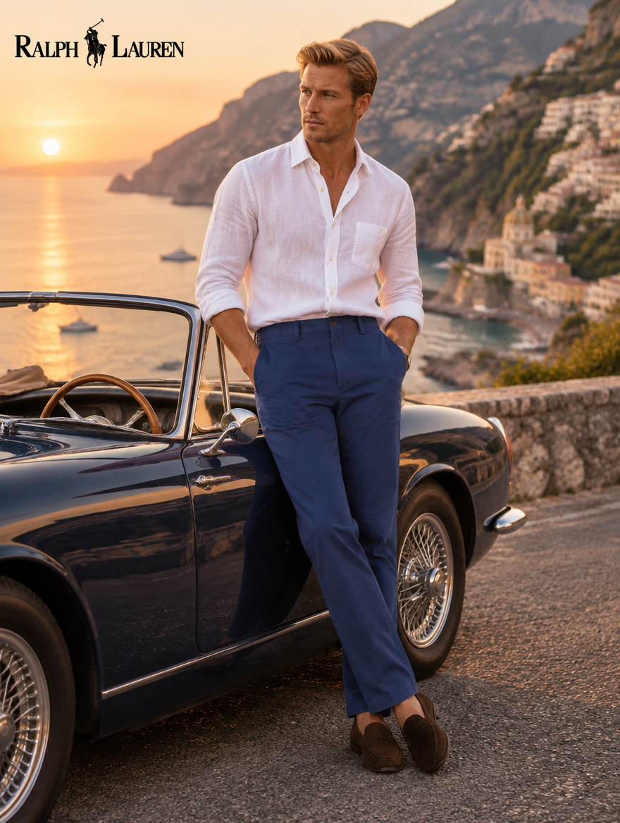 Men's Bedford Classic Fit Washed Chino Pant