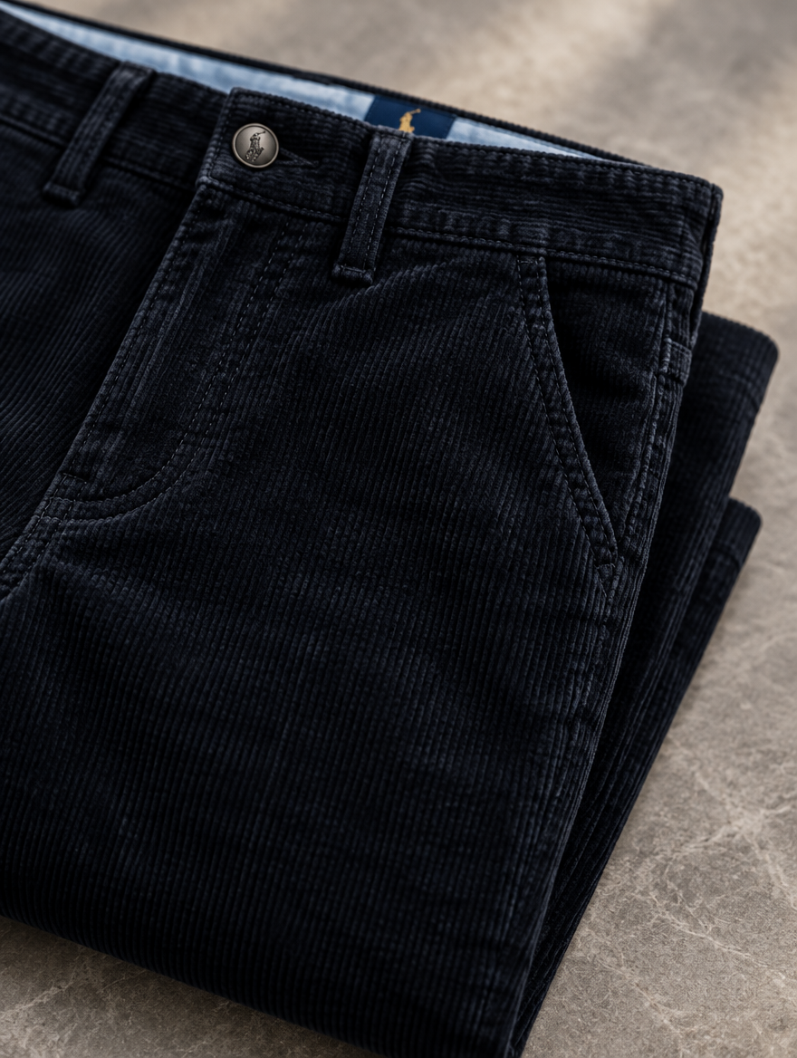 Men's Straight Fit Stretch Corduroy Pant