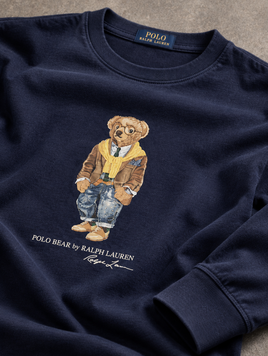 Men's Polo Bear Jersey T-Shirt Classic Fit