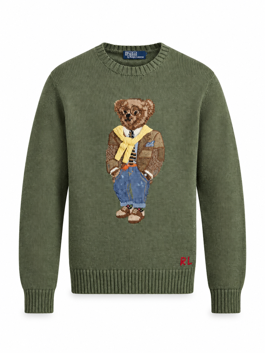 Men's Polo Bear Sweater