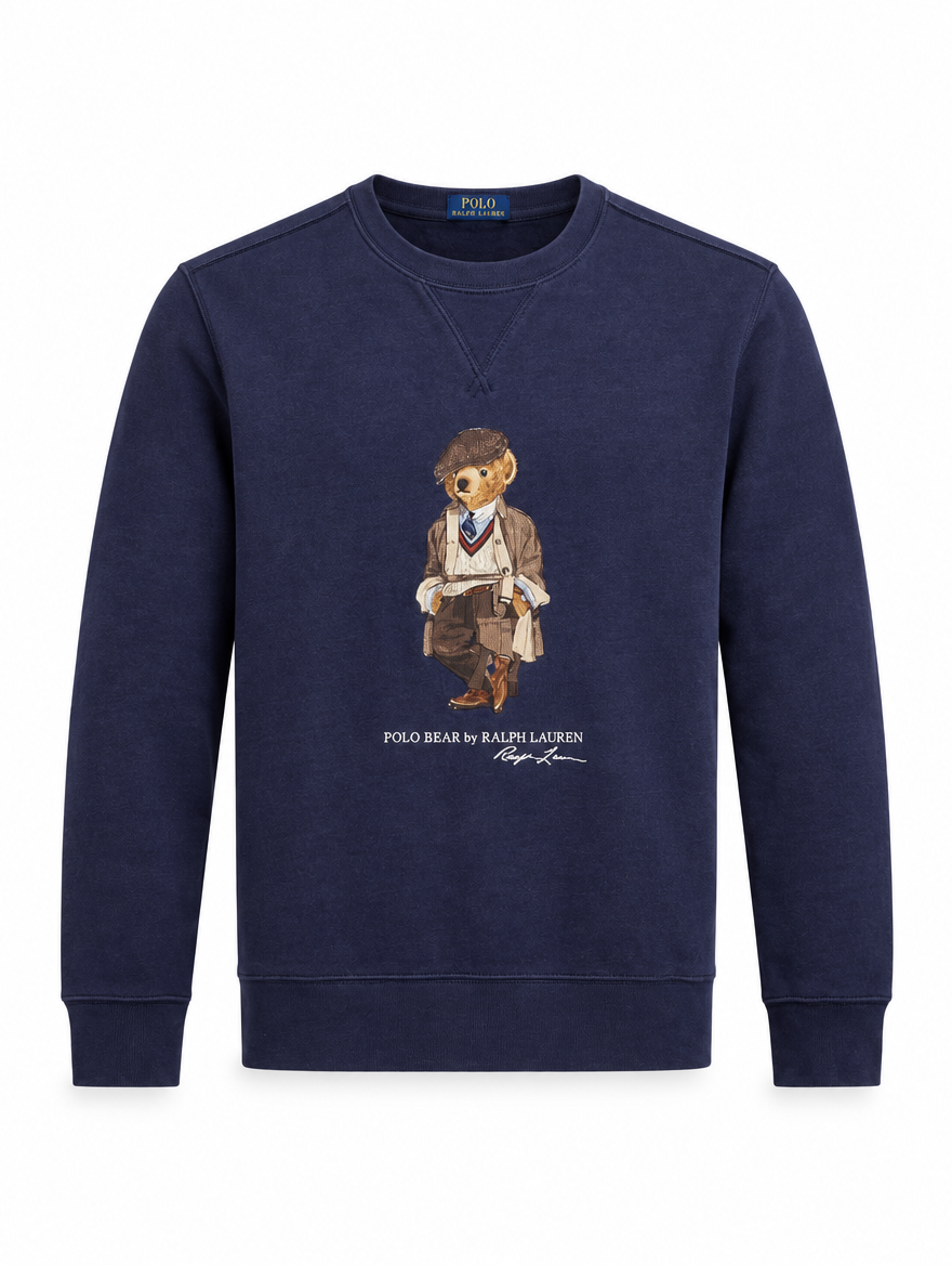 Men's Polo Bear Fleece Sweatshirt