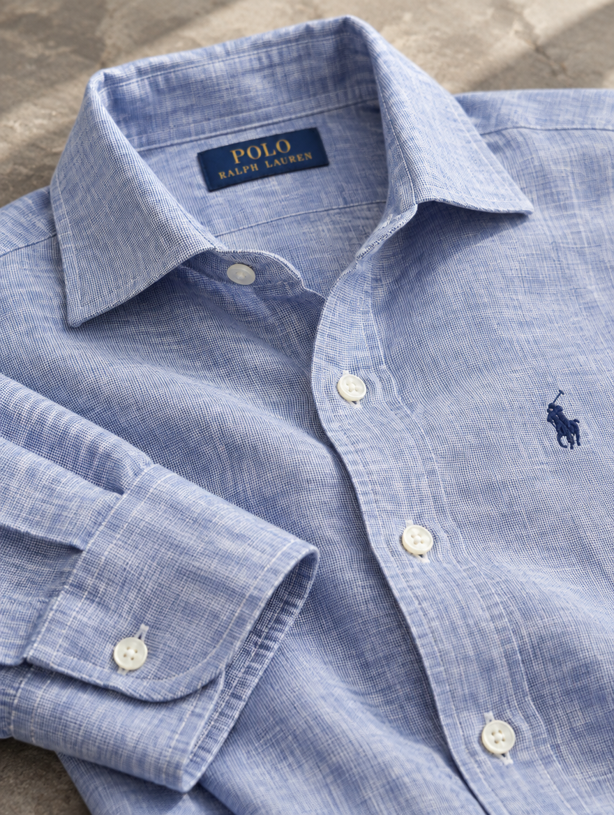 Men's Custom Fit Linen Shirt
