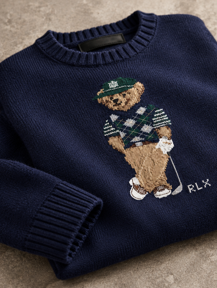 Men's Polo Bear Performance Sweater