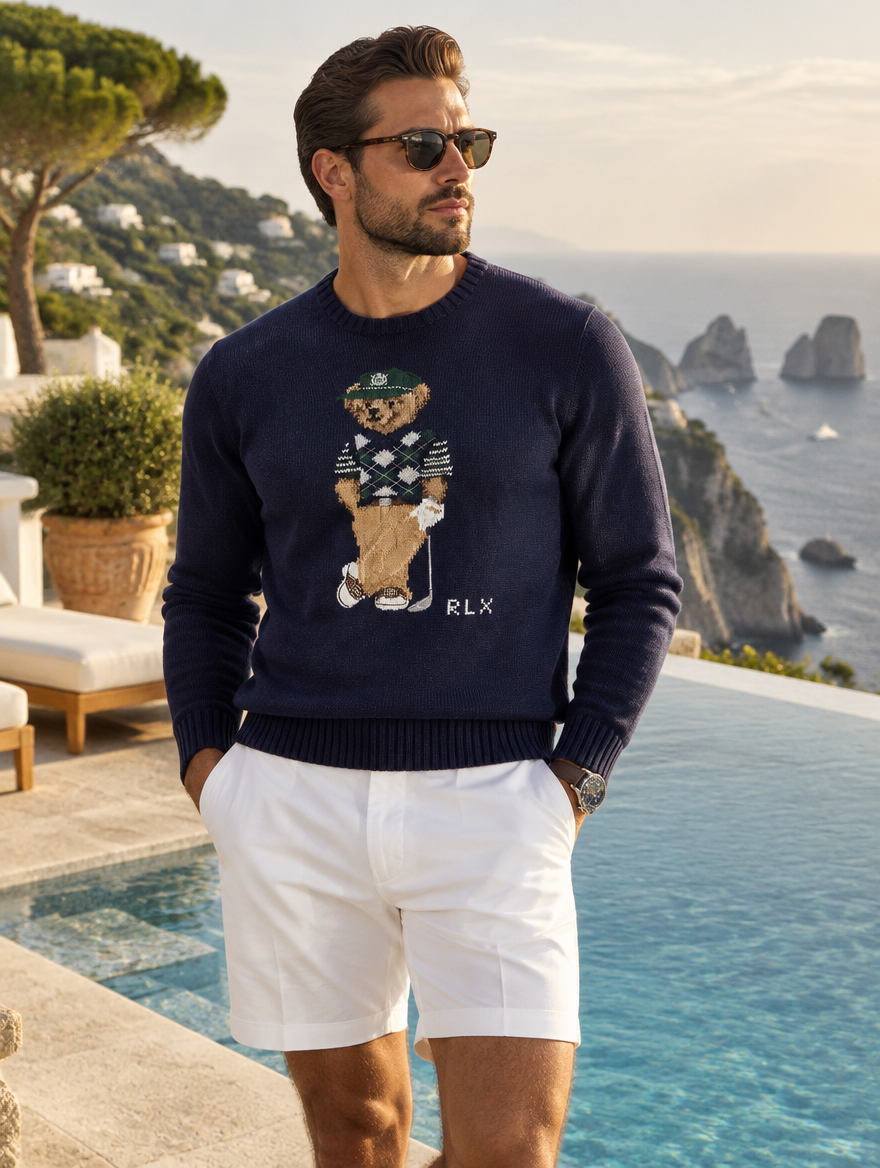 Men's Polo Bear Performance Sweater