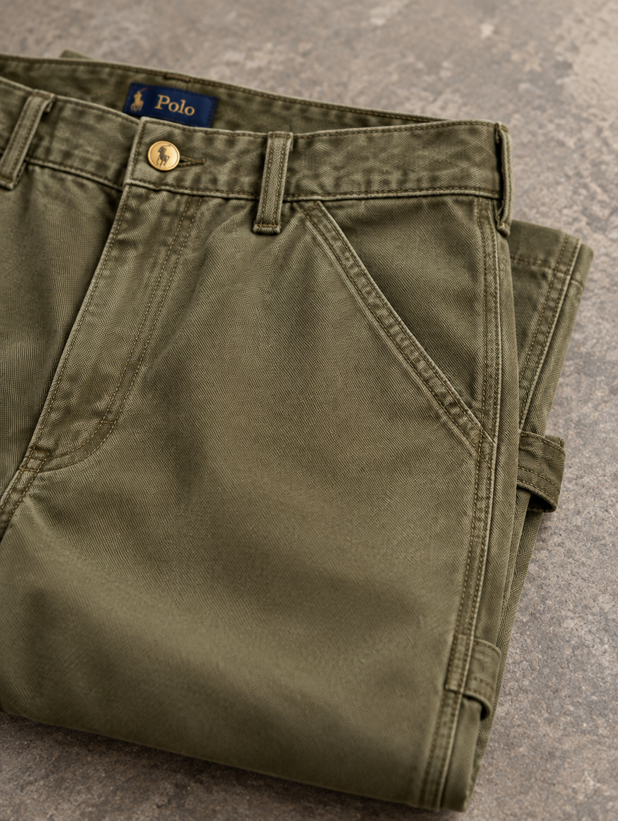 Men's Polo Dungaree Canvas Carpenter Trouser