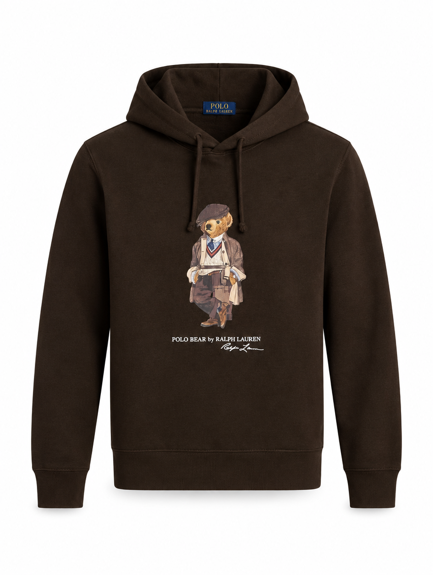 Men's Polo Bear Fleece Hoodie