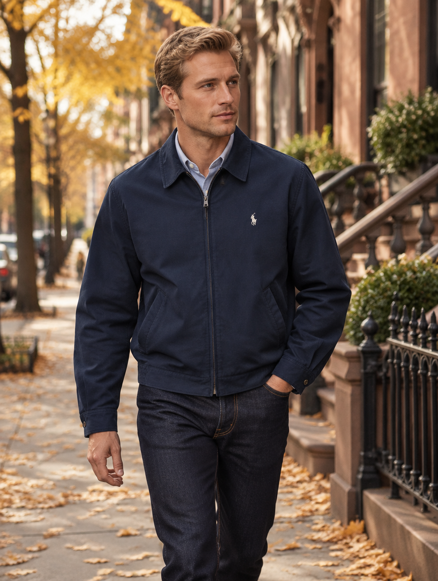 Men's Classic Modern Bomber Jacket