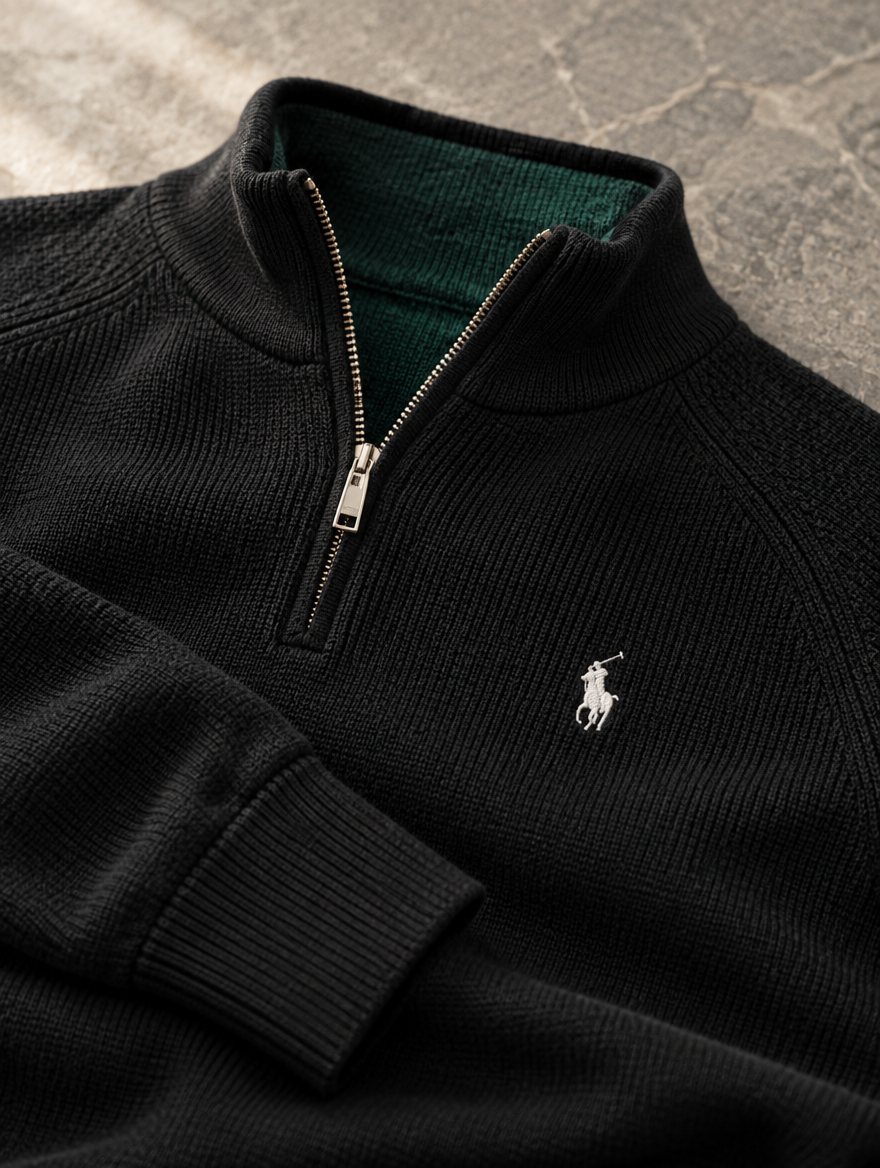 Men's Men's Zip Neck Sweater (Clearance)